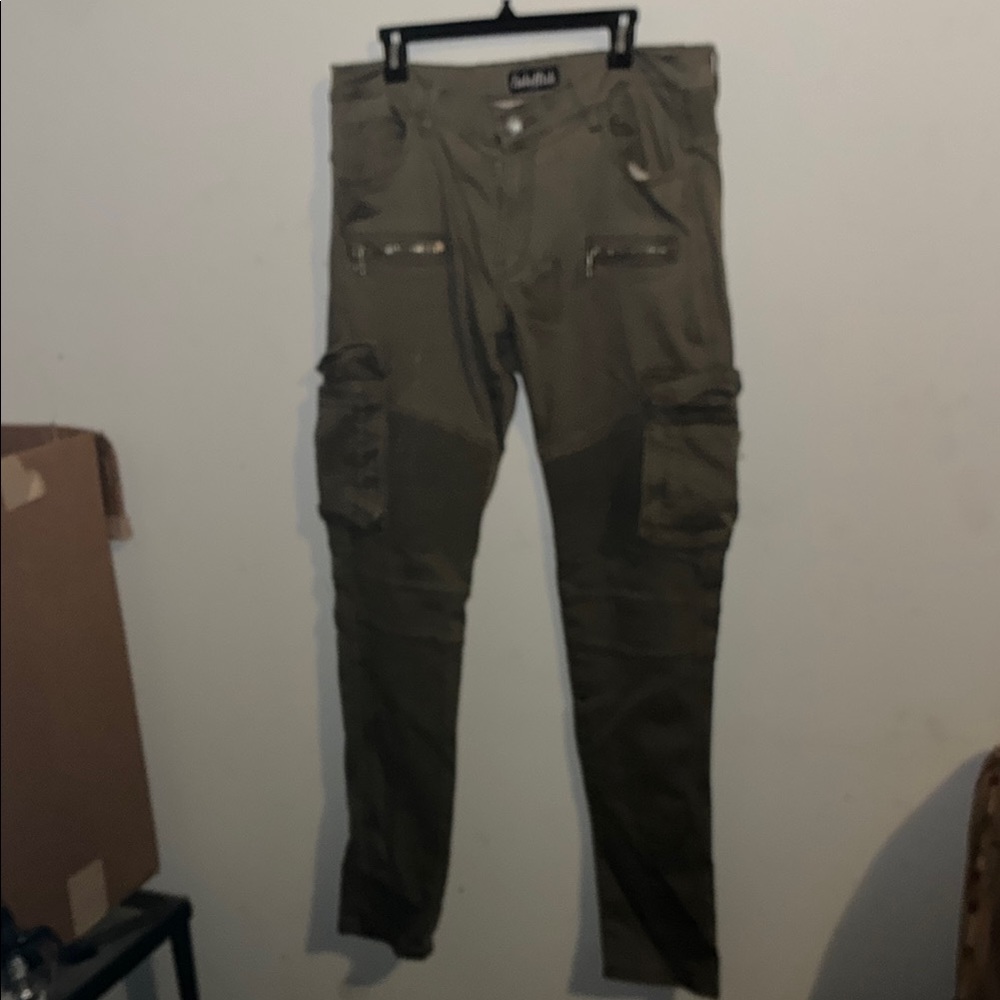 Men's Olive Cargo Pants